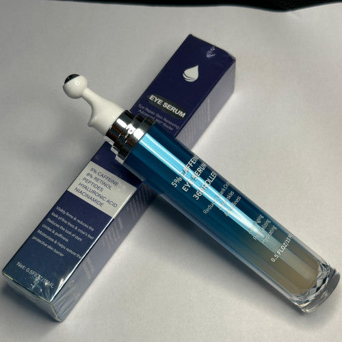 Crema de ojos con 5% de cafeína y 5% retinol