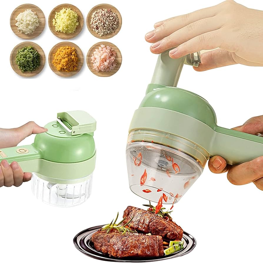 PICADORA ELECTRICA D/MANO D/VEGETALES 419G