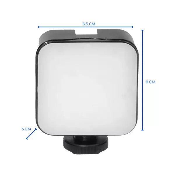 Kit De Video Micrófono + Lampara + Soporte Bluetooth