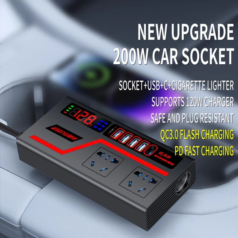 CARGADOR UNIVERSAL PARA VEHICULOS INVERTER