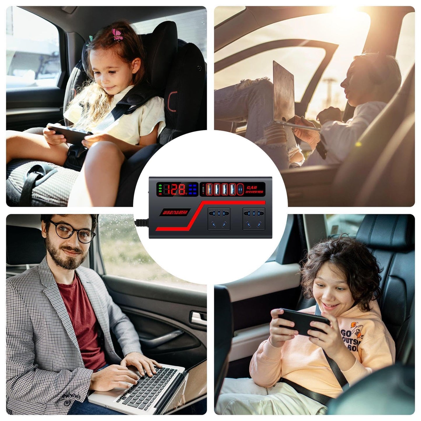 CARGADOR UNIVERSAL PARA VEHICULOS INVERTER