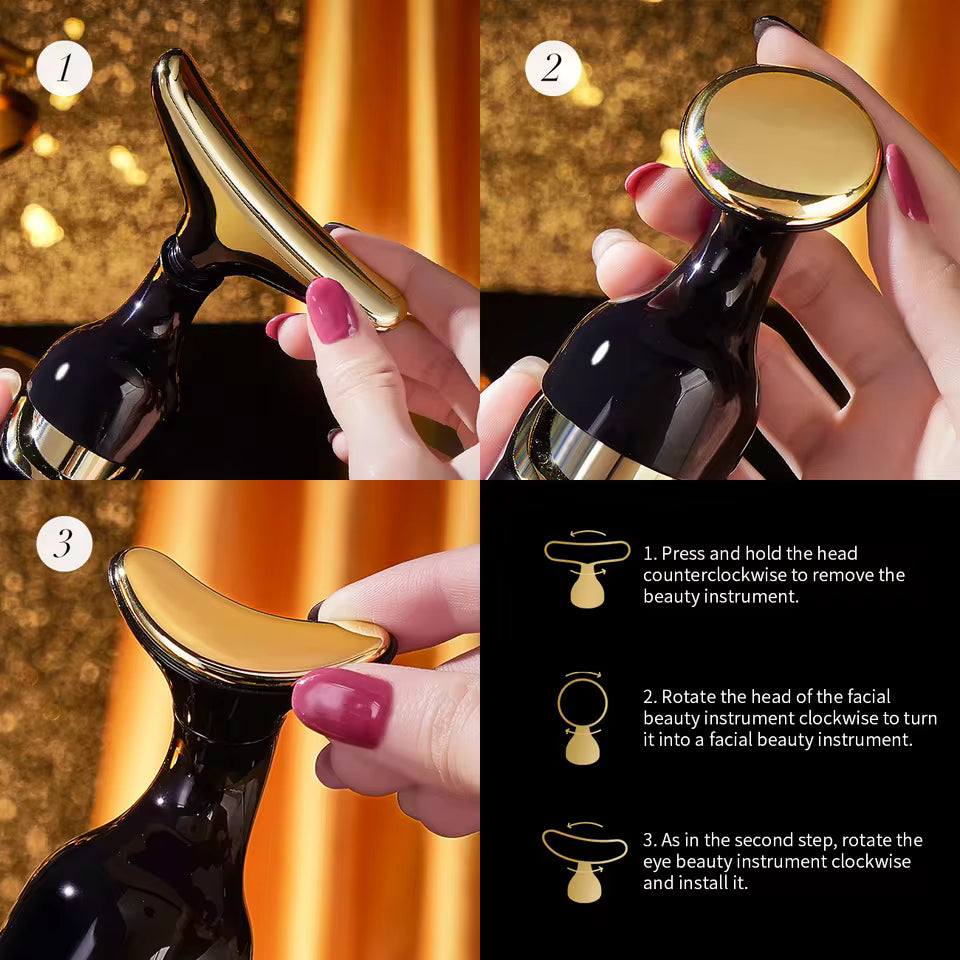 DISPOSITIVO DE ESTIRAMIENTO FACIAL 3 EN 1 Y LLEVA GRATIS BOLA DE MASAJE