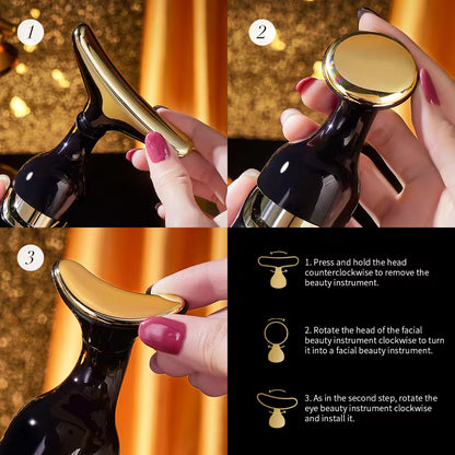 DISPOSITIVO DE ESTIRAMIENTO FACIAL 3 EN 1 Y LLEVA GRATIS BOLA DE MASAJE