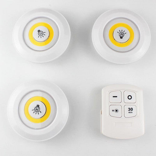 LUZ LED X 3 + CONTROL y 3 MAGOS DE OLLA