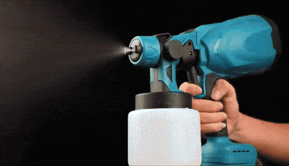 PISTOLA DE PINTURA 2 BATERIAS 48V ROJA/ AZUL