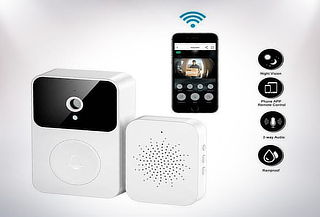 TIMBRE CON CAMARA DE VIDEO INALAMBRICA PARA PUERTA X9