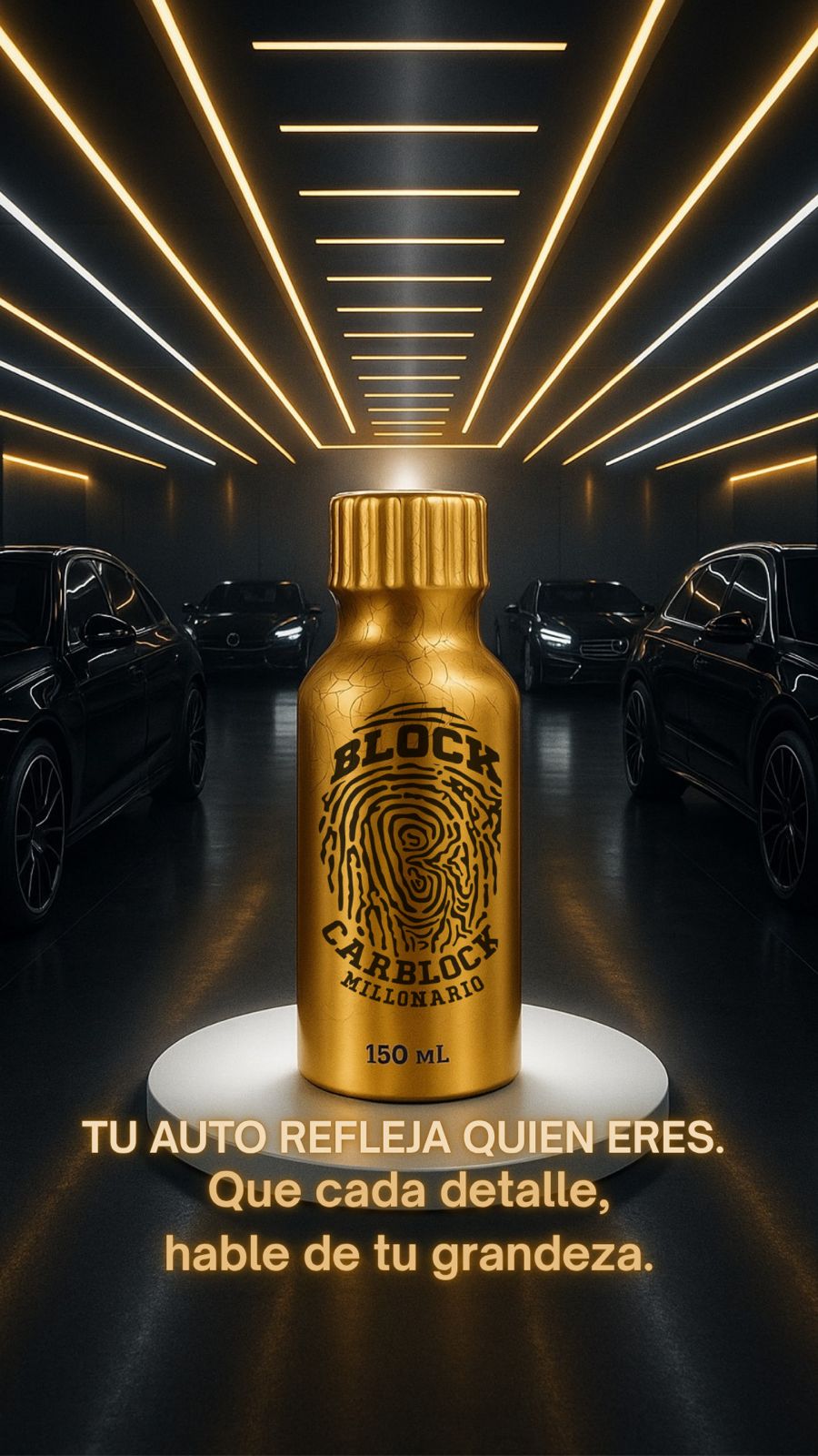 CARBLOCK PERFUME PARA AUTO AROMA MILLONARIO