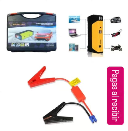 COMBO 2 en 1 JUMPER DE VEHICULO + BOMBA DE AIRE