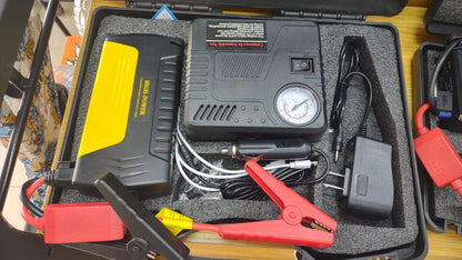 COMBO 2 en 1 JUMPER DE VEHICULO + BOMBA DE AIRE